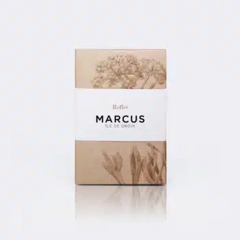 Packshot du savon Reflet de Marcus, savon 100% naturel, fabriqué artisanalement sur l'île de Groix, un soin doux et réparateur pour la peau.
